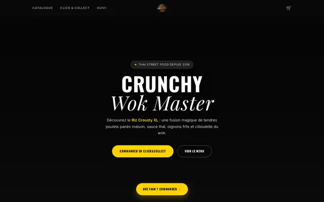 Site de commande en ligne de BBQ WOK (Toulouse) — version ordinateur